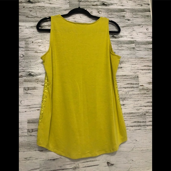 Bianco Nygard high low cami with sequins - Picture 3 of 3